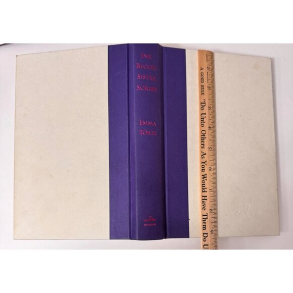 Ink Blood Sister Scribe By Emma Törzs 1987 First Edition Hardcover Novel w/ DJ - Picture 14 of 15